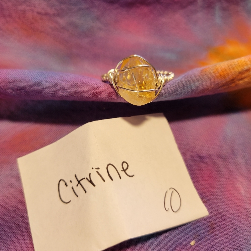 Wire wrapped rings - Picture 6 of 8